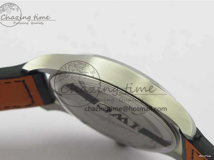 MIROTIME 0427 MARK XVIII IW327002 SS FKF 1:1 Best Edition White Dial On Black Leather Strap Affordable 7121